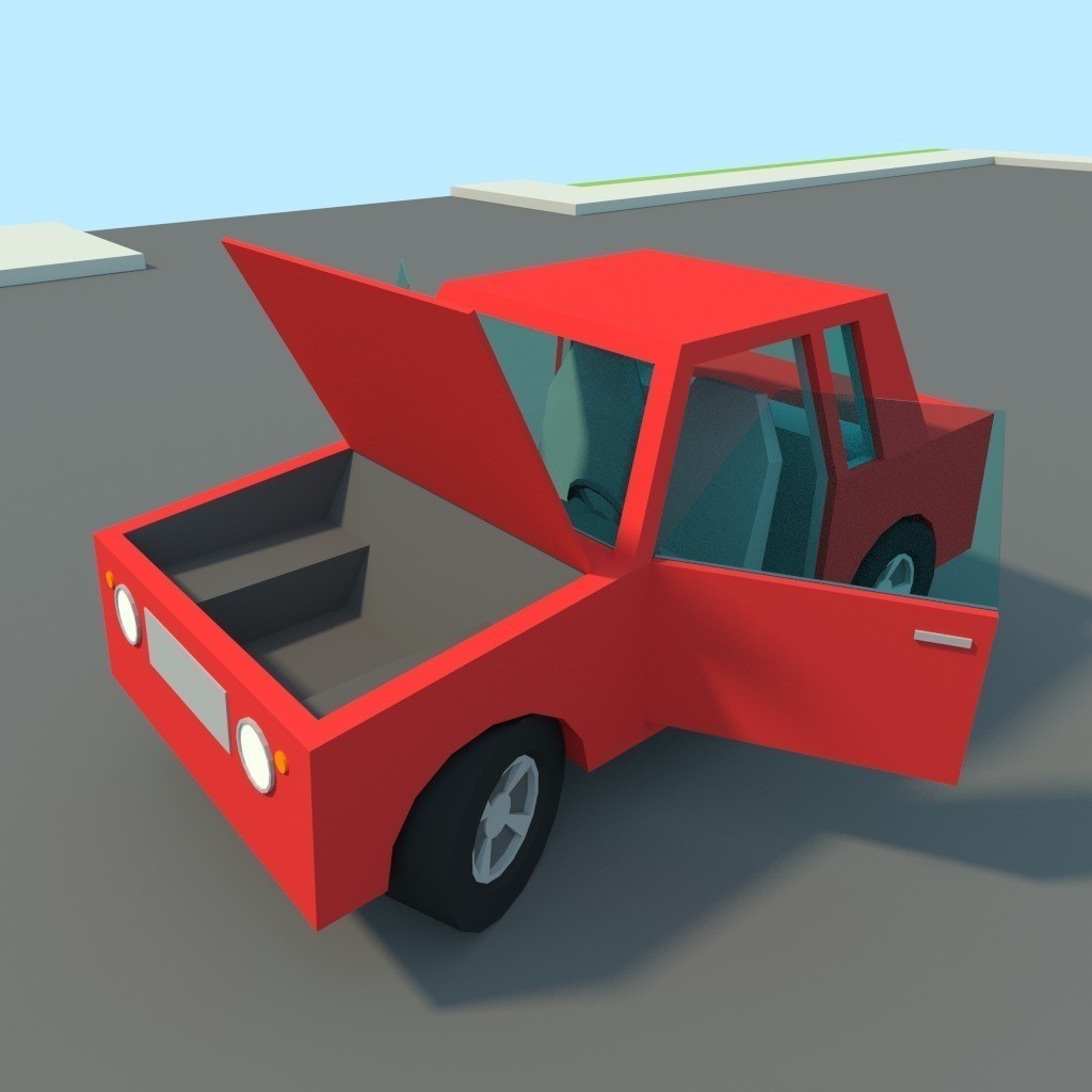 Rigged Car preview image 2